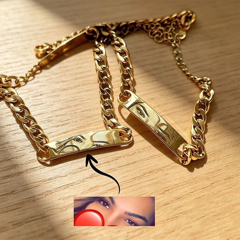 Personalized Eye Photo Bracelet