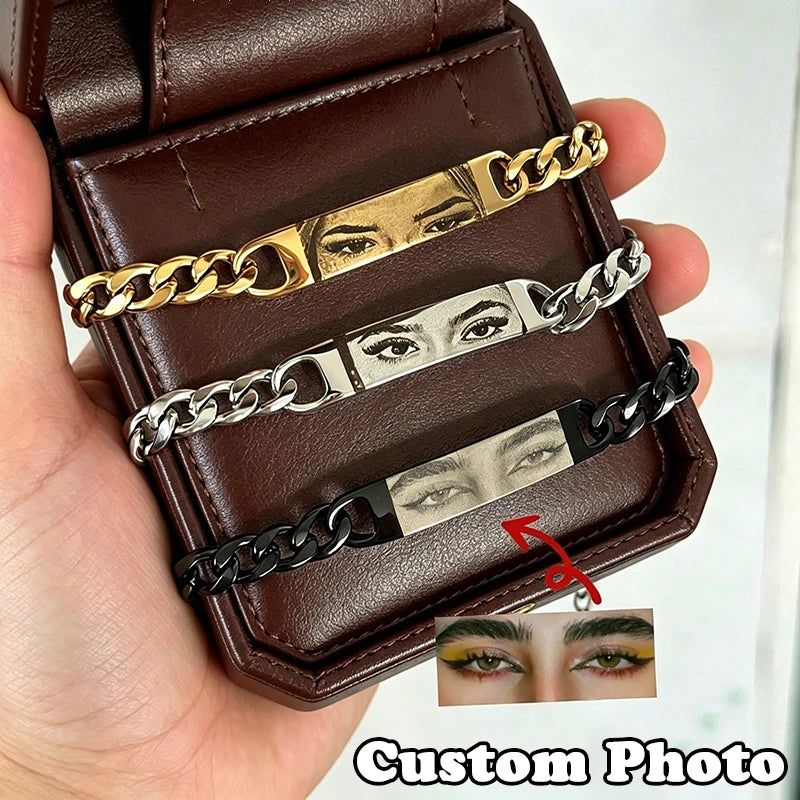 Personalized Eye Photo Bracelet