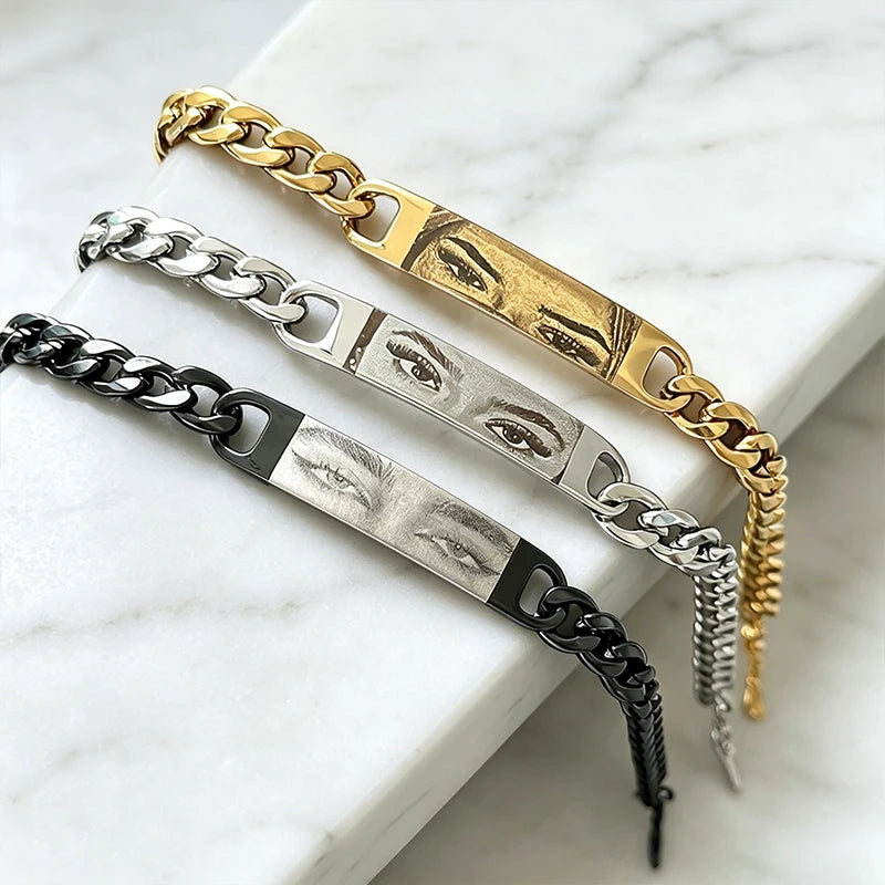 Personalized Eye Photo Bracelet