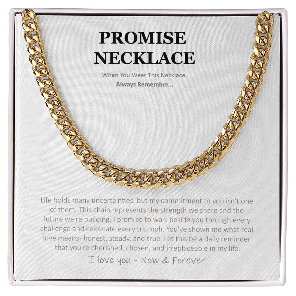 Sterling Silver Promise Necklace – A Gift Straight From the Heart