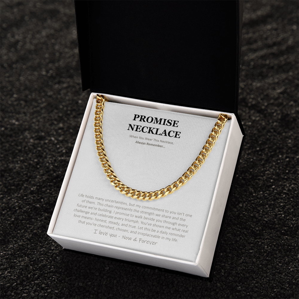 Sterling Silver Promise Necklace – A Gift Straight From the Heart
