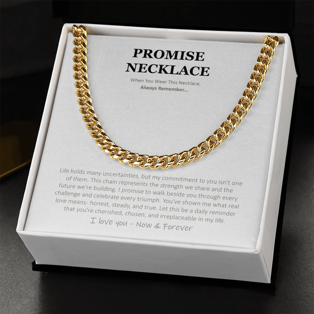 Sterling Silver Promise Necklace – A Gift Straight From the Heart