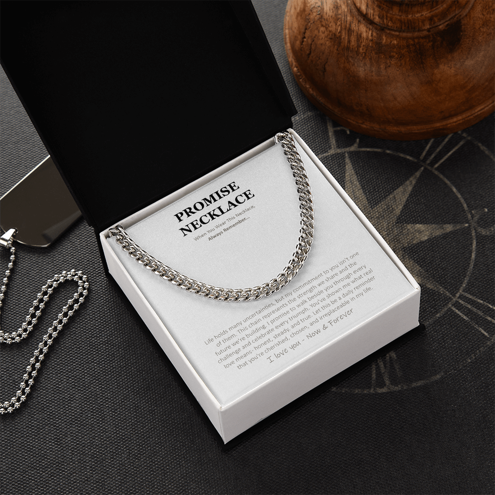 Sterling Silver Promise Necklace – A Gift Straight From the Heart