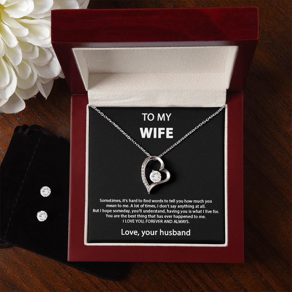 Anniversary Necklace Gift For Wife From Husband - 1