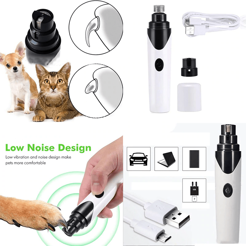 PREMIUM RECHARGEABLE PAINLESS PET'S NAIL GRINDER