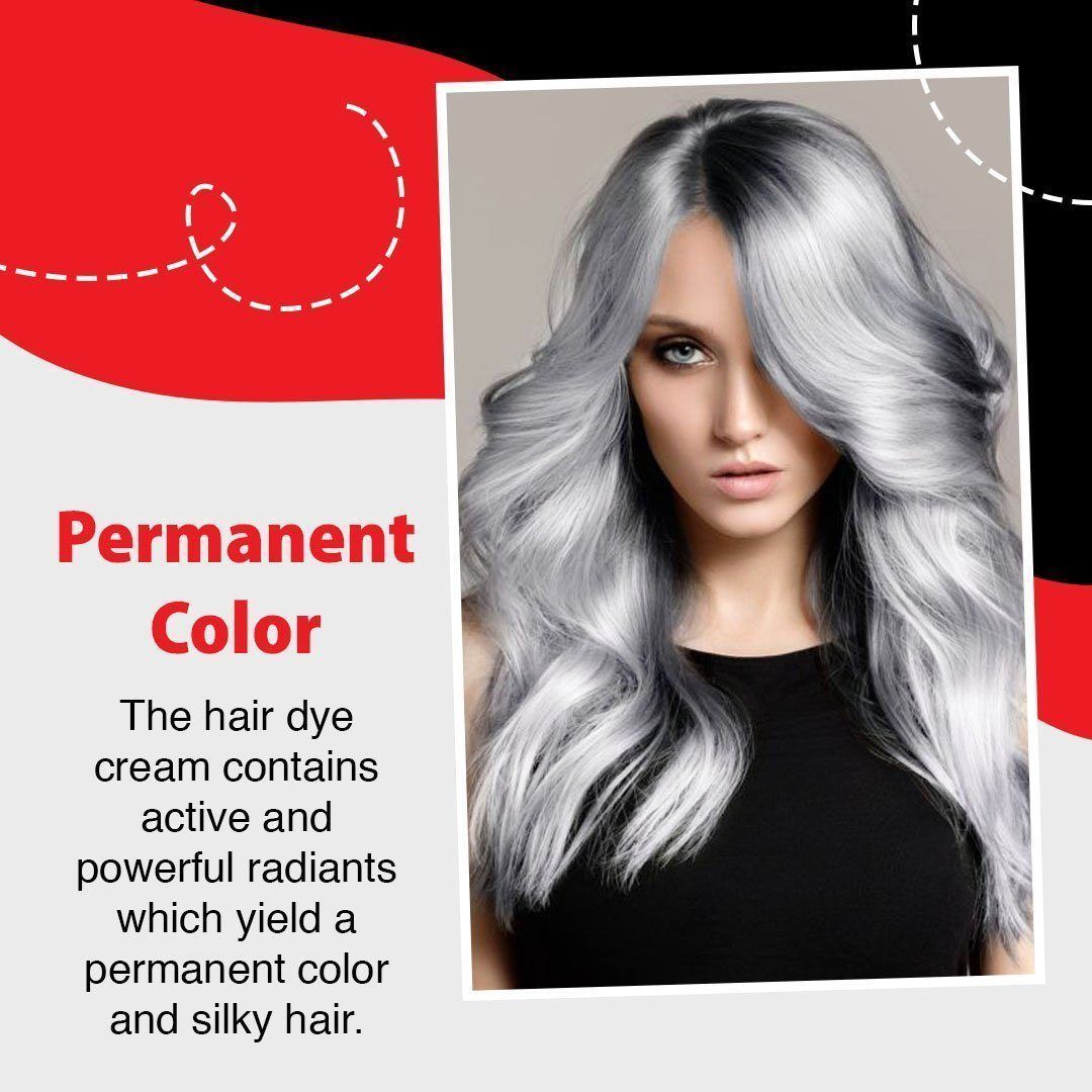 Silver Hair Dye Cream
