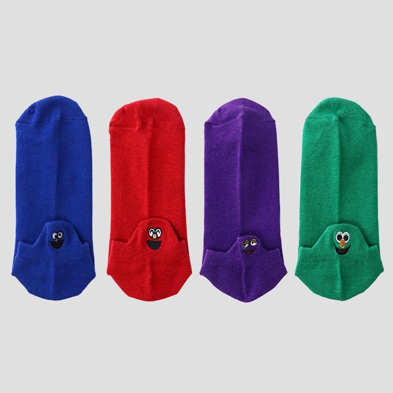 Embroidered Happy Socks (LAST DAY PROMOTION, UP TO 70% OFF)