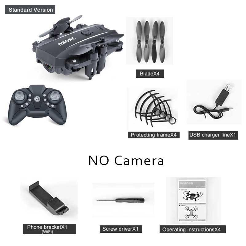 Foldable FPV WiFi RC Quadcopter Remote Control Drone