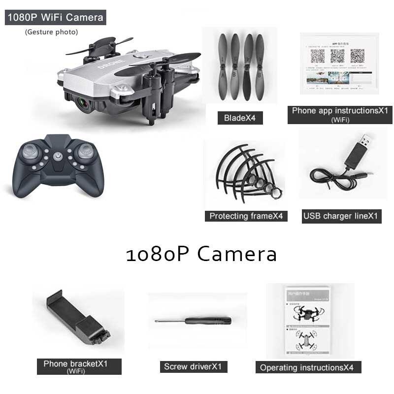 Foldable FPV WiFi RC Quadcopter Remote Control Drone