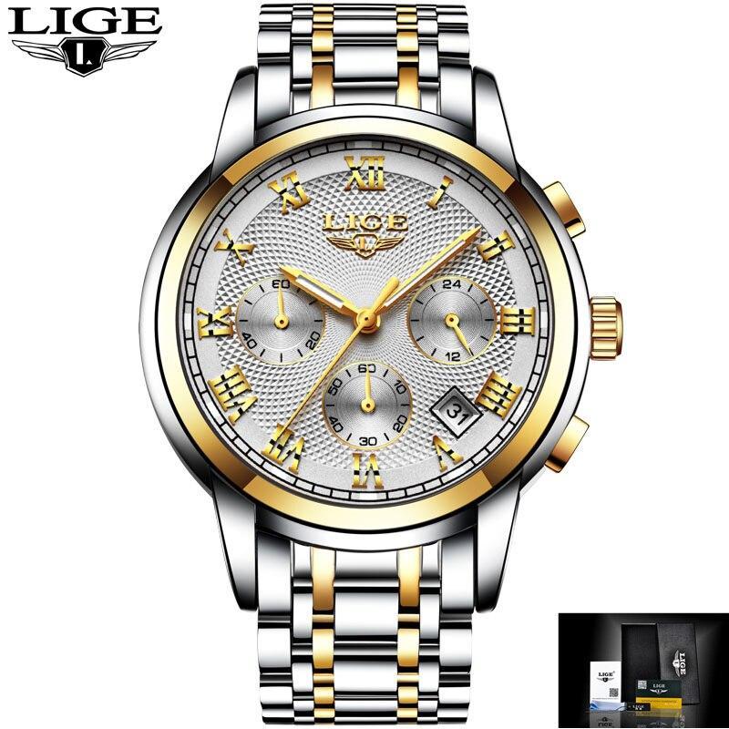 Men - Luxury Steel Waterproof Business Wristwatch