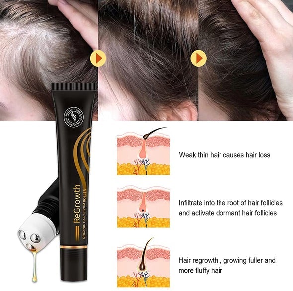 10X-Regro Organic Hair Serum Roller