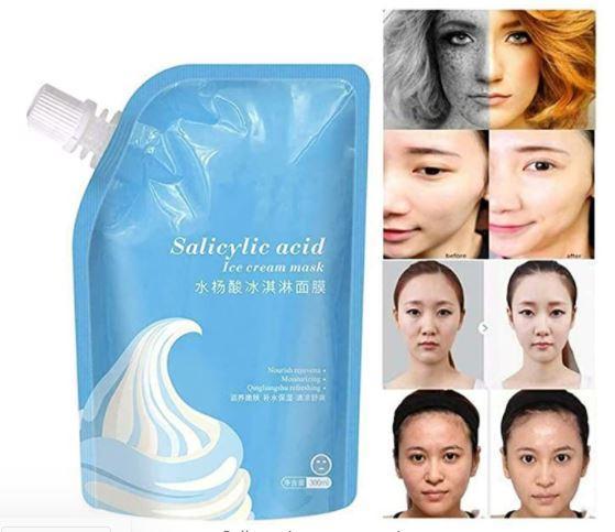 SALICYLIC ACID ICE CREAM MASK