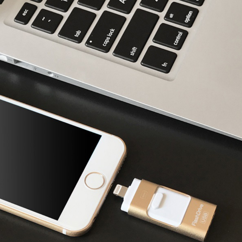 PLUG & PLAY USB DRIVE - WORKS ON ANY DEVICE (iPhone, Android, PC)
