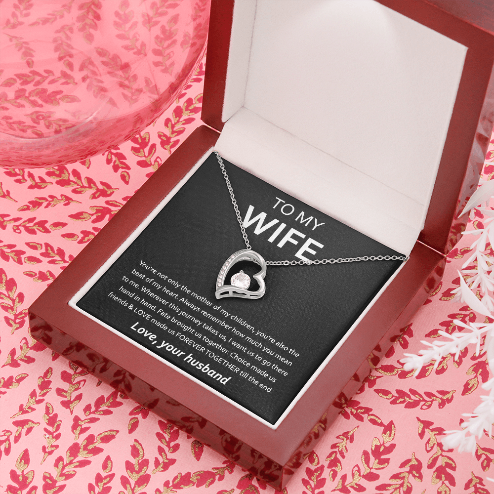 Anniversary Gift For Wife From Husband - The Dazzling Forever Love Necklace