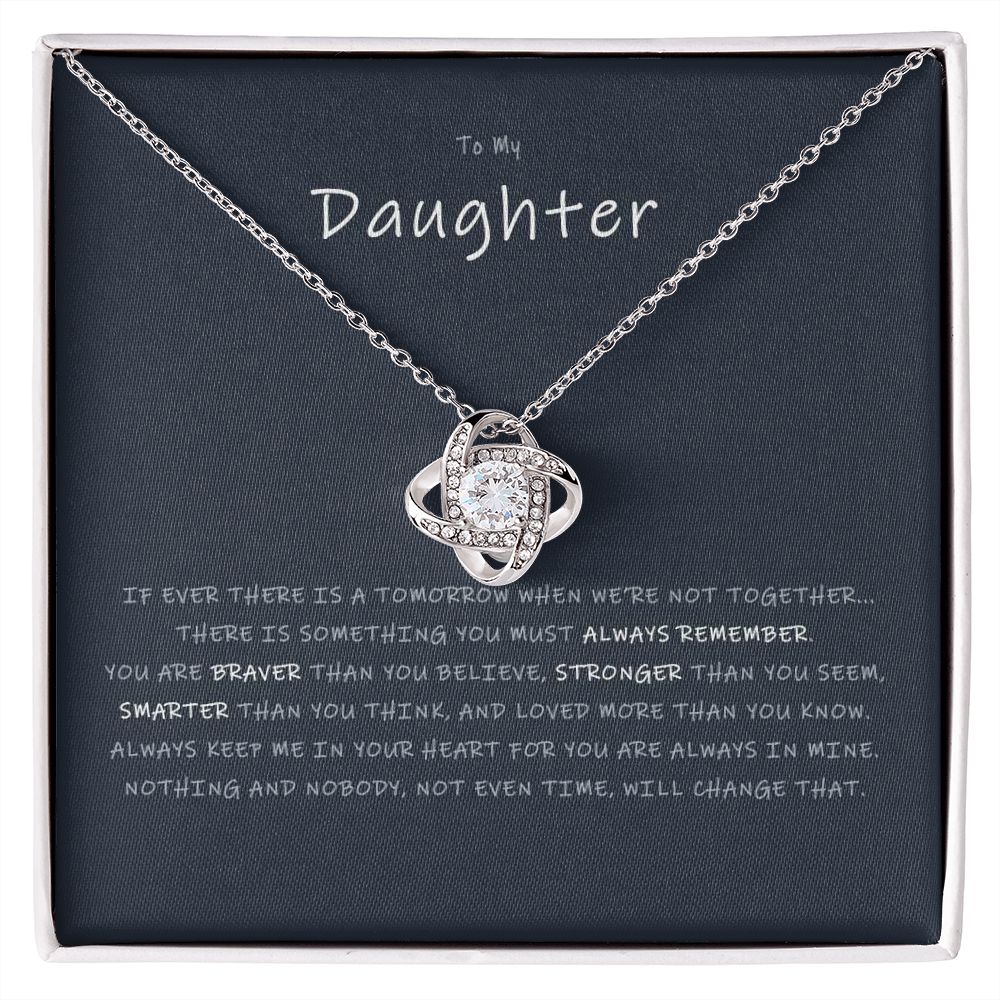 LOVE KNOT NECKLACE - DAUGHTER - NEW