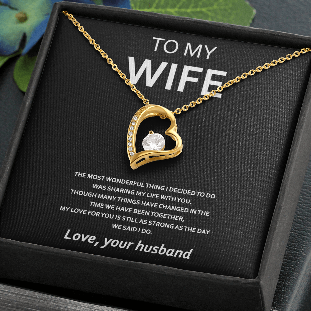 This dazzling Forever Love Necklace for wife