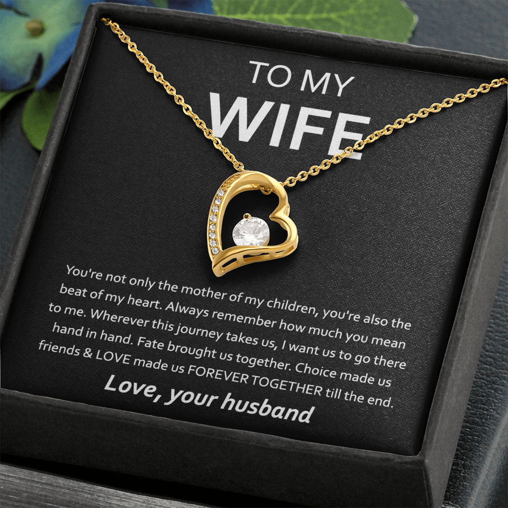 Anniversary Gift For Wife From Husband - The Dazzling Forever Love Necklace