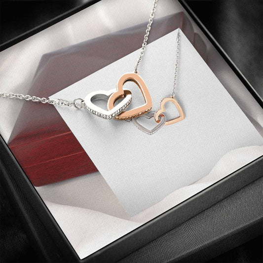INTERLOCKING HEART NECKLACE