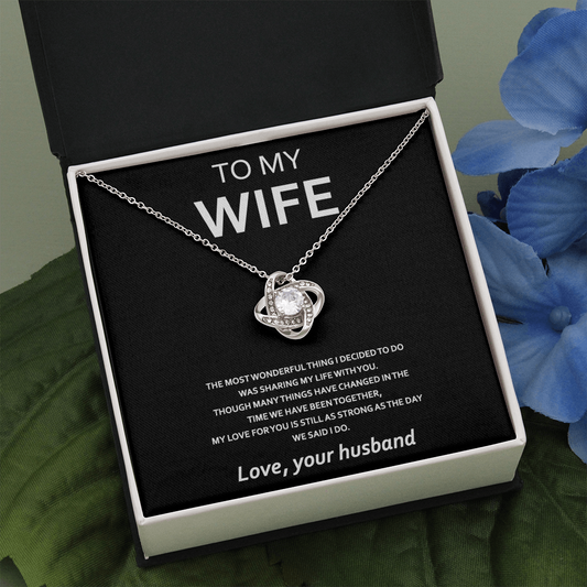 The Love Knot Necklace For Wife